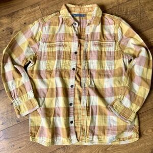 🍁REI Men’s Cotton Buffalo Check Flannel Shirt- Size Medium🍁